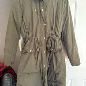 Women's Loft Olive Green Coat